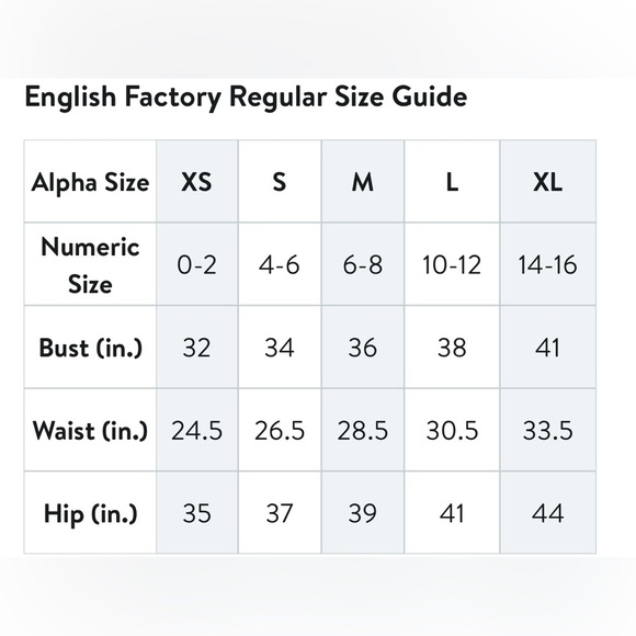 English Factory Mixed Media Puff
Sleeve‎ Top L NWT - Picture 10 of 10